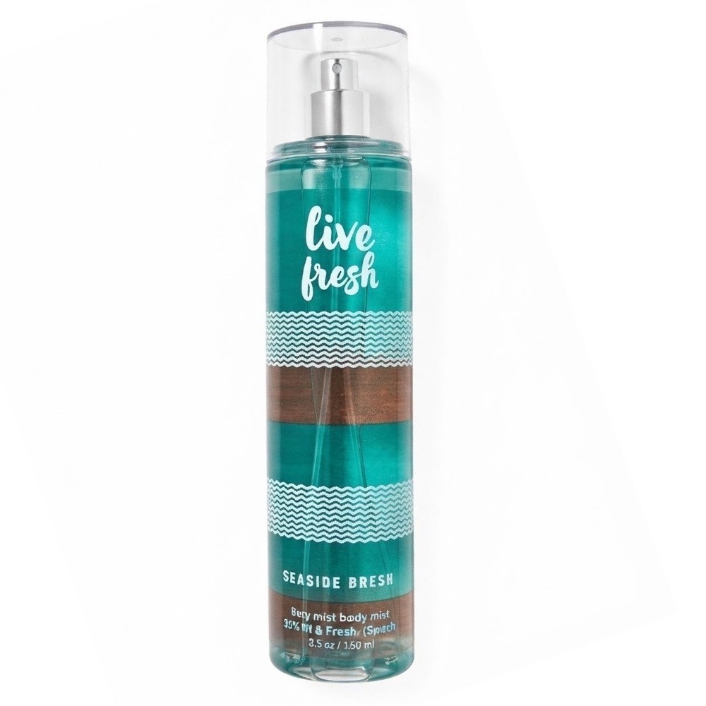 Bath & Body Works Live Fresh Seaside Breeze Fine Fragrance Mist 8 fl oz Spray